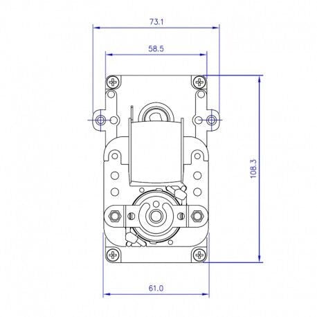 Ricambistufeapellet Motoriduttore MELLOR KB1008 STUFE A PELLET EDILKAMIN CADEL KARMEK qlima …