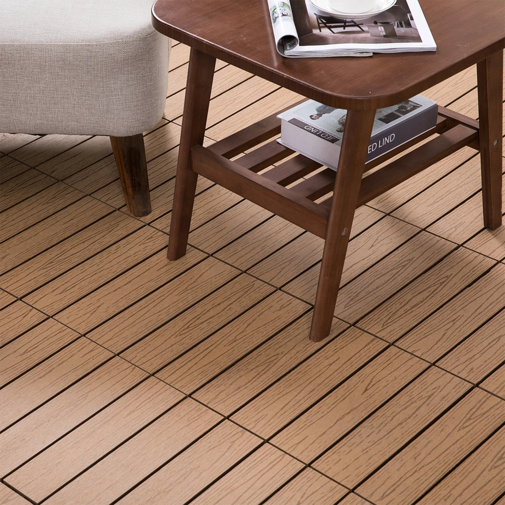 Griglia per Terrazzo ¨C zephmum ¨C 11 Pezzi, 30x30 cm