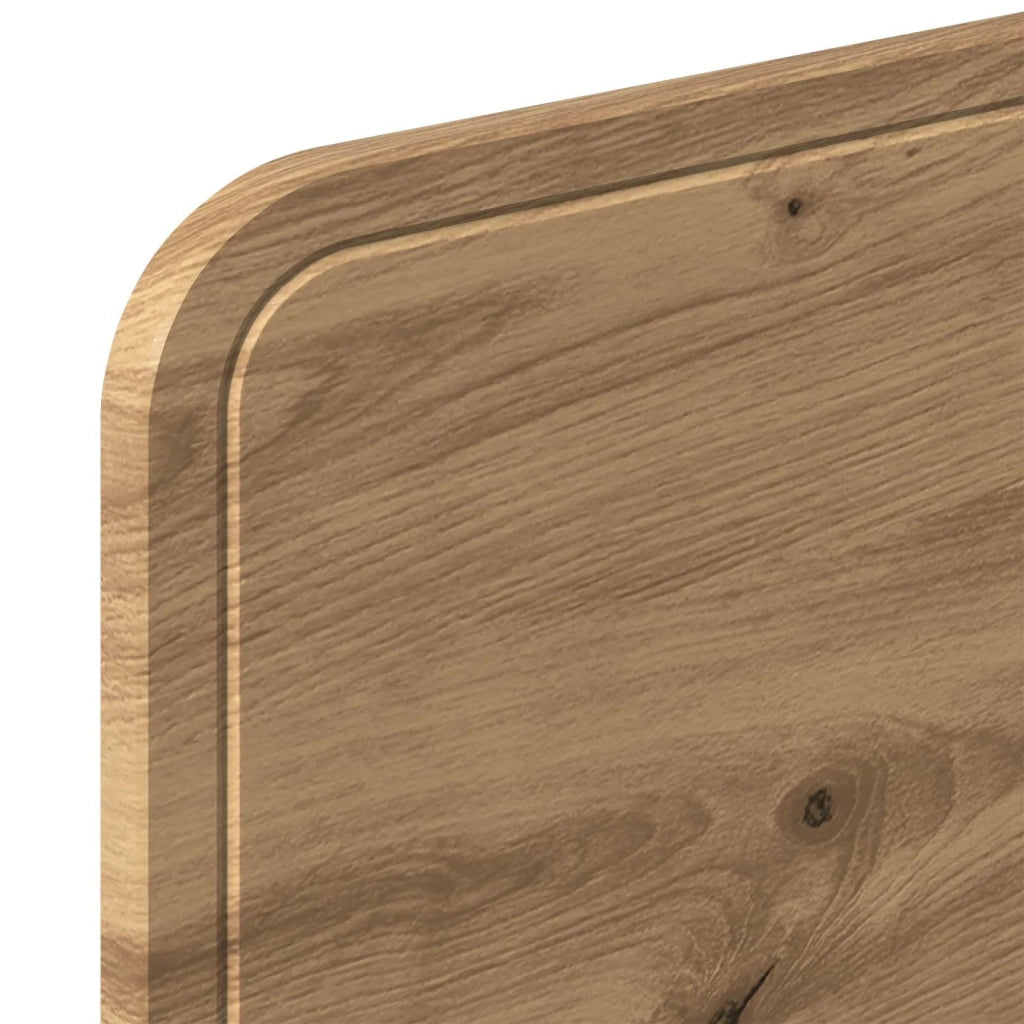 Bed Frame with Storage and Headboard Artisan Oak 180 x 200 cm 3445829