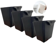 Set di contenitori multifunzionali - 4 pezzi - PP - 11,5x9,5x12/12,6cm