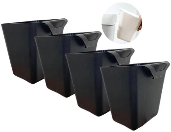 Set di contenitori multifunzionali - 4 pezzi - PP - 11,5x9,5x12/12,6cm
