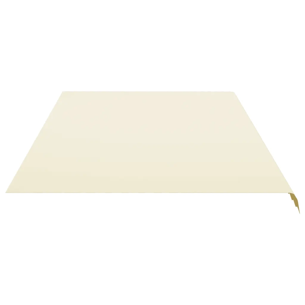 Tessuto di Ricambio per Tenda da Sole Crema 600x350 cm Poliestere 311934