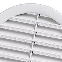 Griglia circolare dm100 c/rete incasso