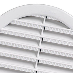 Griglia circolare dm100 c/rete incasso