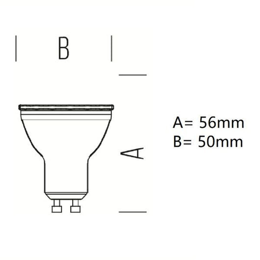 GU10 LAMPADINA FARETTO A LED 7W 1000LM LUCE CALDA 2700K BOT LIGHTING