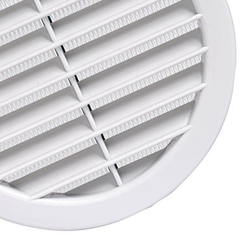 Griglia circolare dm100 c/rete incasso