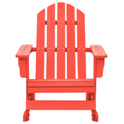 Sedia Giardino | Sedie da Esterno Adirondack in Legno Massello di Abete Rossa