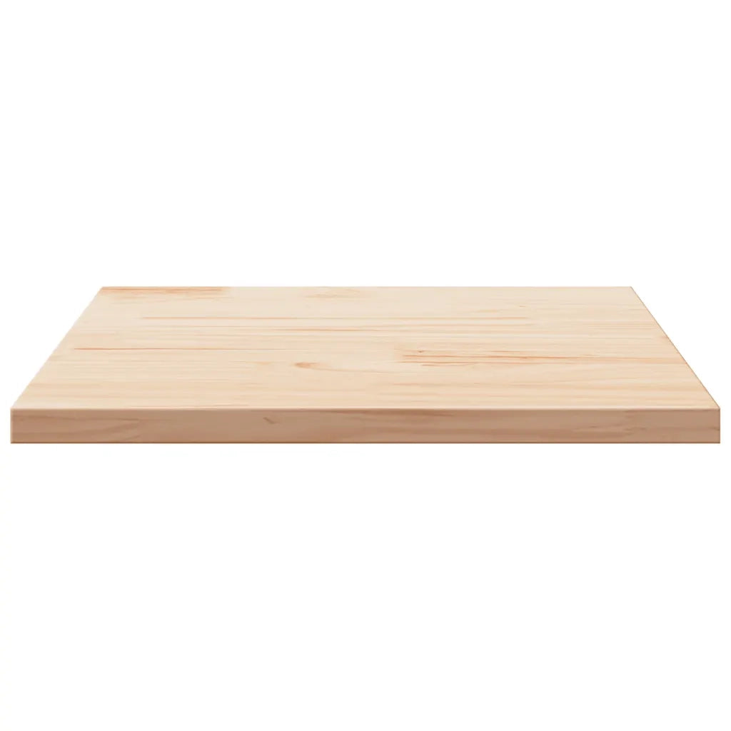 Piano del Tavolo | Superficie Tavolo | Piano Scrivania 80x80x2,5 cm in legno massello di pino quadrato