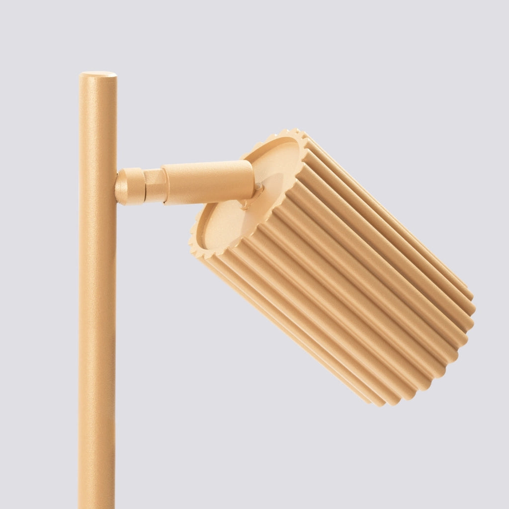 Lampada da scrivania moderna oro snodata GU10 GRAVIO