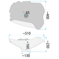 Lavabo Da Appoggio In Ceramica Rea Hm-17 Handmade Art