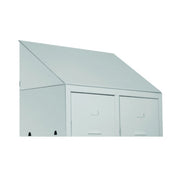 TETTO INCLINATO PER SPOGLIATOIO 2 POSTI 68,5X34 CM- 1,0 pz