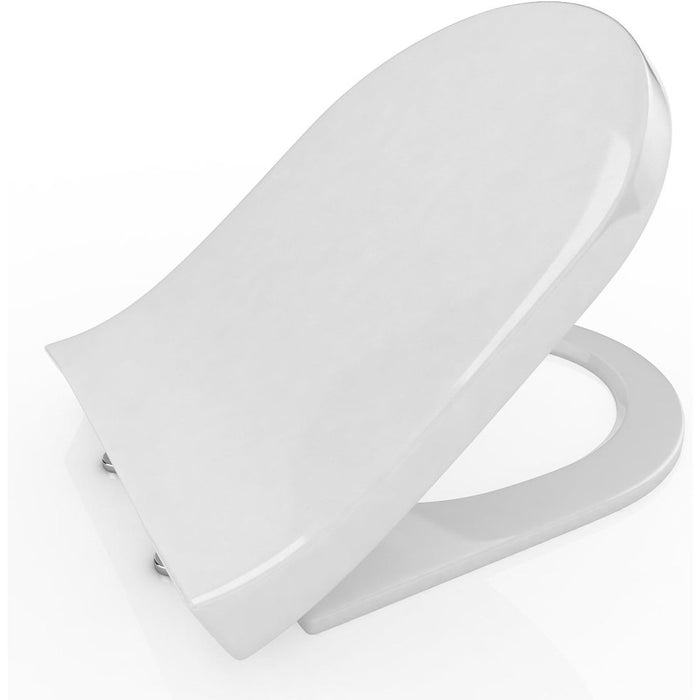 Homdox sedile wc con coperchio o u v forma | soft close| abbassa