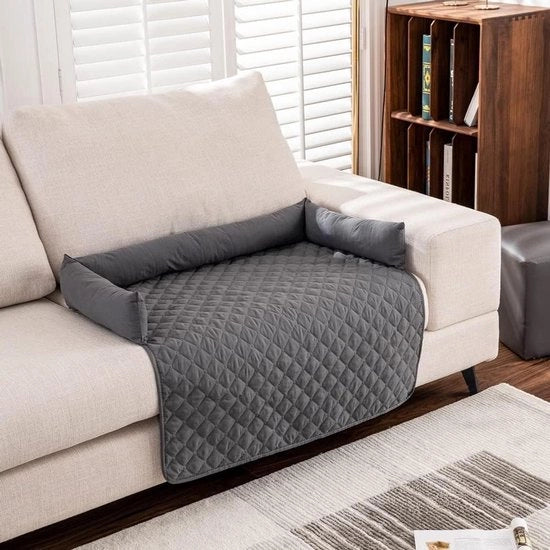 Cuscino antiscivolo impermeabile per cani grandi - 75 * 120cm, colore grigio scuro