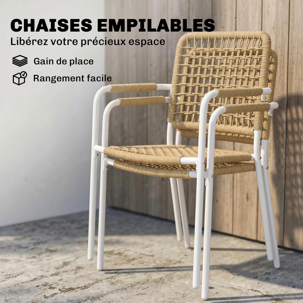 Sedia da pranzo con braccioli ¨C zephmum ¨C giallo 55x57x82