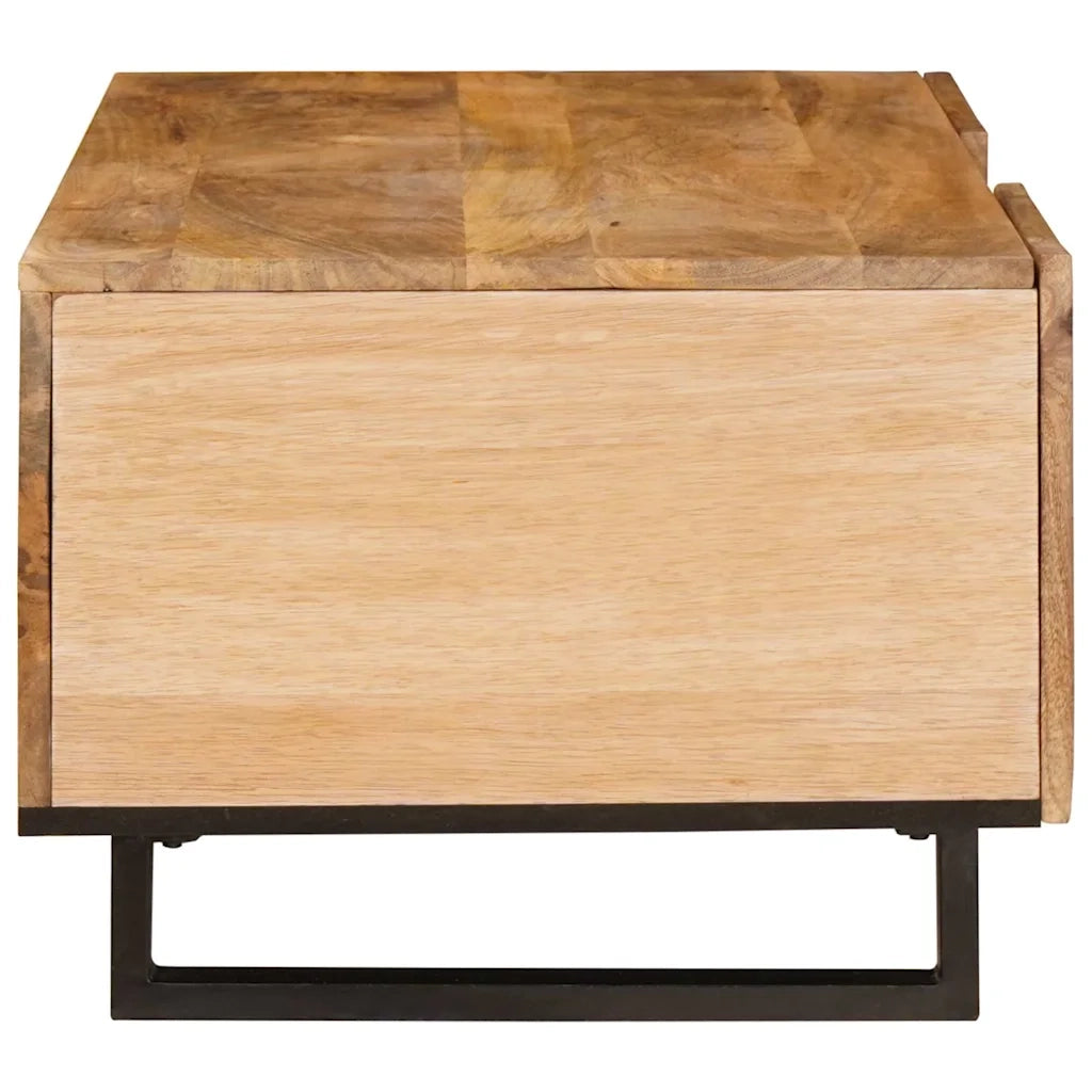 Tavolino da salotto Rovere artigianale 100 x 54 x 40 cm 4018056