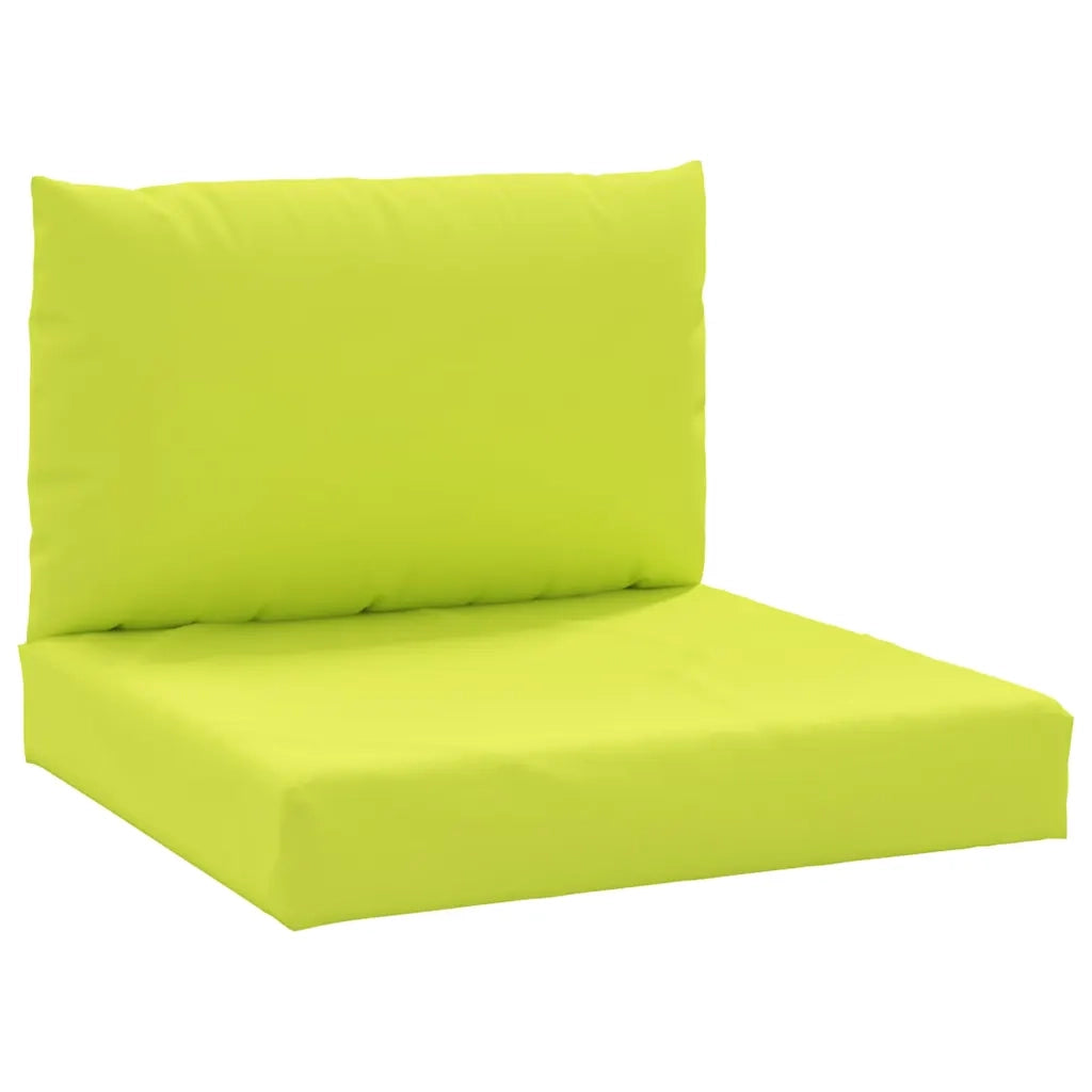 Cuscini per Pallet 2 pz Verde Intenso in Tessuto Oxford
