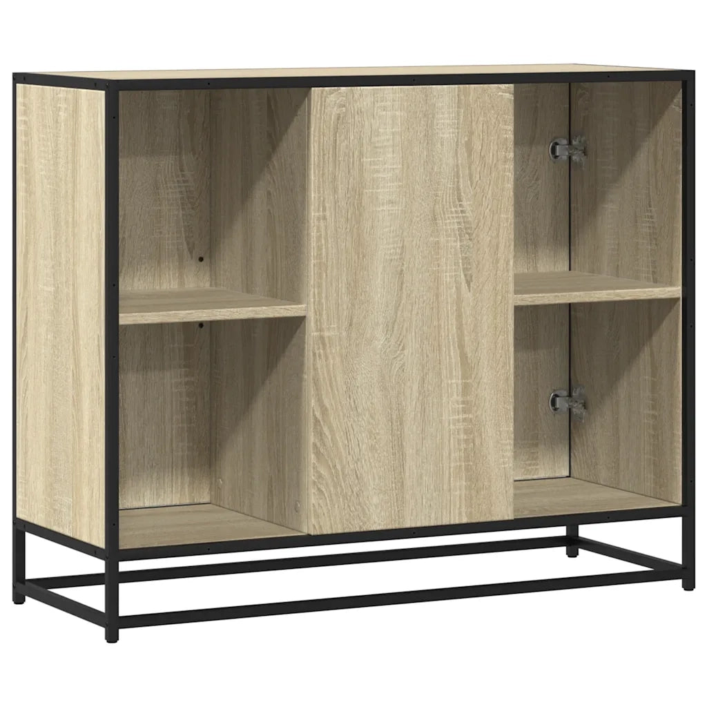 Credenza Rovere Sonoma 92x35x76 cm in Legno Multistrato 849015