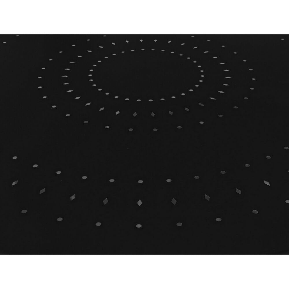 Tavolo da Giardino Acciaio Bianco Stile Classico da Esterno - ELEGANT Colore: Antracite, Dimensione: 70x70 cm