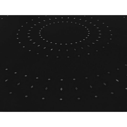 Tavolo da Giardino Acciaio Bianco Stile Classico da Esterno - ELEGANT Colore: Antracite, Dimensione: 70x70 cm