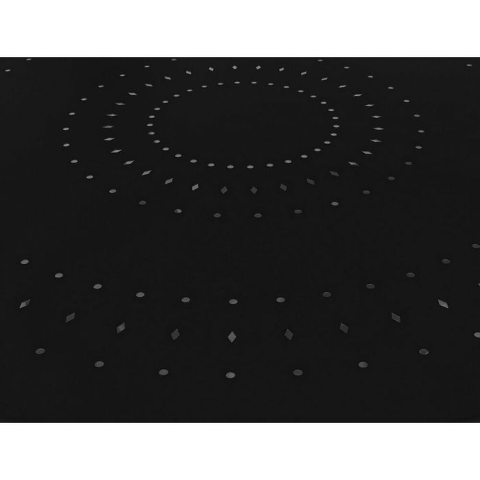 Tavolo da Giardino Acciaio Bianco Stile Classico da Esterno - ELEGANT Colore: Antracite, Dimensione: 70x70 cm