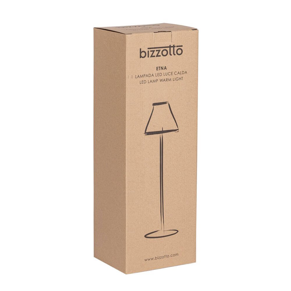 Lampada Tavolo Acciaio Nero Moderna da Esterno - VULCAN Colore: Bianco