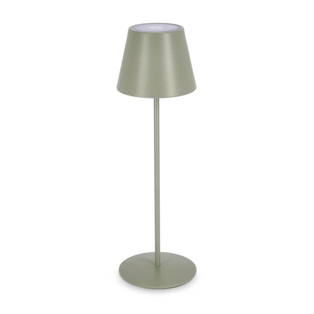 Lampada Tavolo Acciaio Nero Moderna da Esterno - VULCAN Colore: Verde