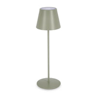 Lampada Tavolo Acciaio Nero Moderna da Esterno - VULCAN Colore: Verde