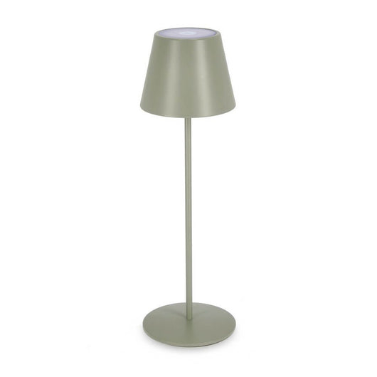 Lampada Tavolo Acciaio Nero Moderna da Esterno - VULCAN Colore: Verde