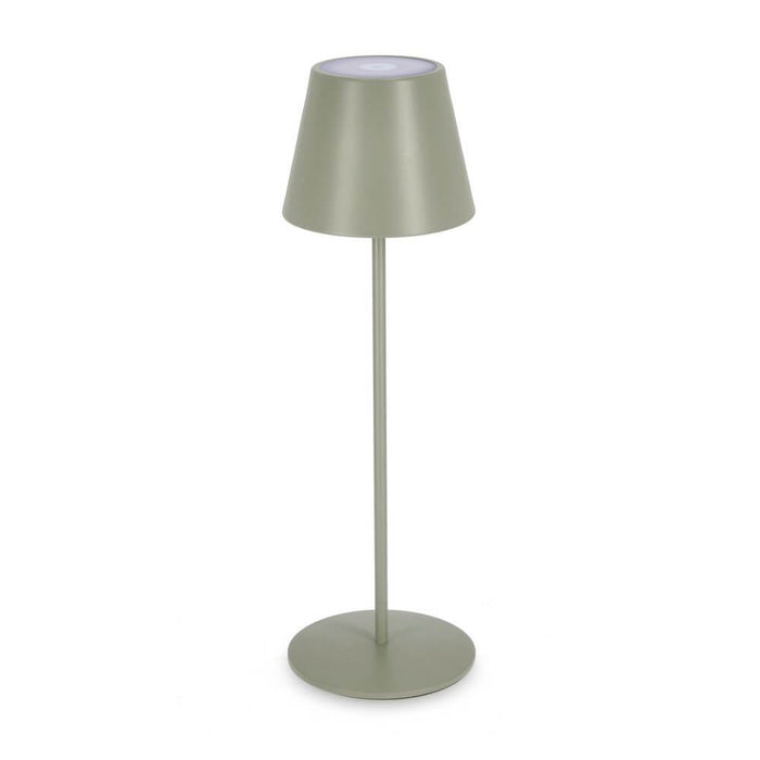 Lampada Tavolo Acciaio Nero Moderna da Esterno - VULCAN Colore: Verde