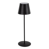 Lampada Tavolo Acciaio Nero Moderna da Esterno - VULCAN Colore: Nero