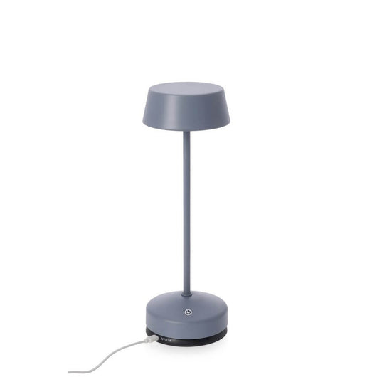 Lampada Tavolo Acciaio Verde Moderna da Esterno - VULCAN Colore: Blu