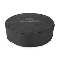 Camino a Gas Acciaio Grigio Moderno da Esterno Ø104 cm - NUVOLA