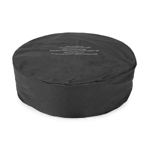 Camino a Gas Acciaio Grigio Moderno da Esterno Ø104 cm - NUVOLA