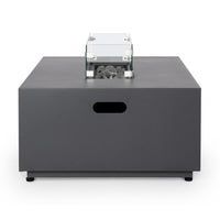 Camino a Gas Grigio Moderno da Esterno 110x65 - NUVOLA