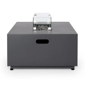 Camino a Gas Grigio Moderno da Esterno 110x65 - NUVOLA