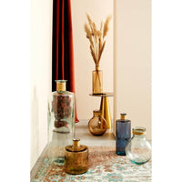 Vaso in Vetro Rosa Boho da Interno H34,5 cm - YAH