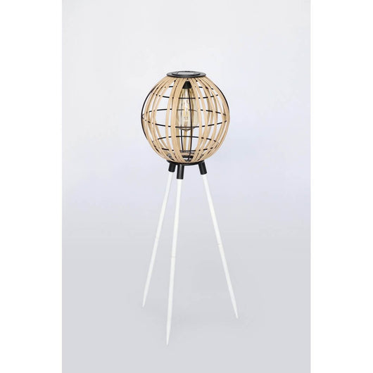 Lampada Solare con Treppiede Bianco da Esterno H66 - PLAYFUL
