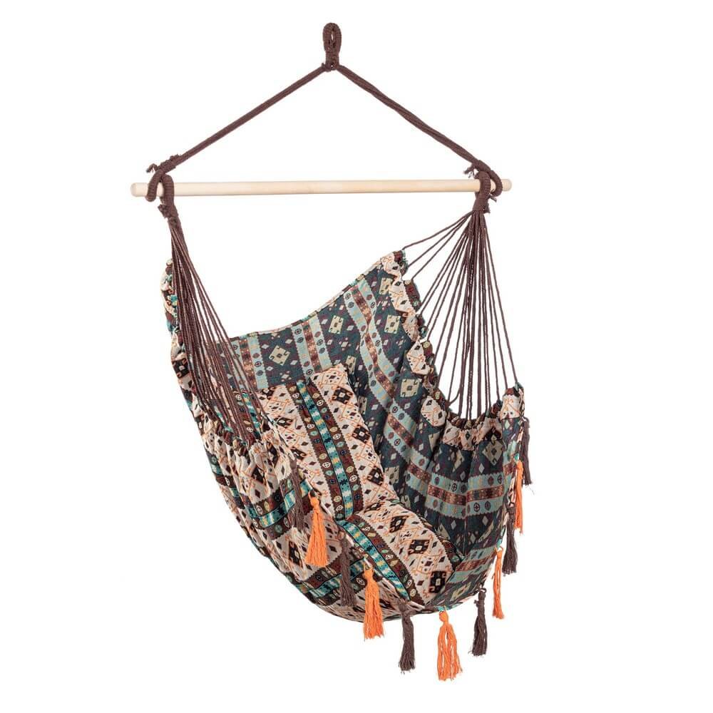 Amaca Pensile in Tessuto Beige Boho da Esterno - COSTA Colore: Beige