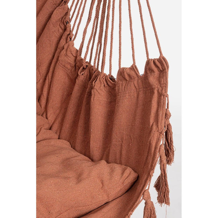 Amaca Pensile in Cotone Rosso Boho da Esterno - SIERRA Colore: Rosso