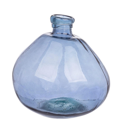Vaso in Vetro Blu Moderno da Interno H31 cm - ERI Colore: Blu