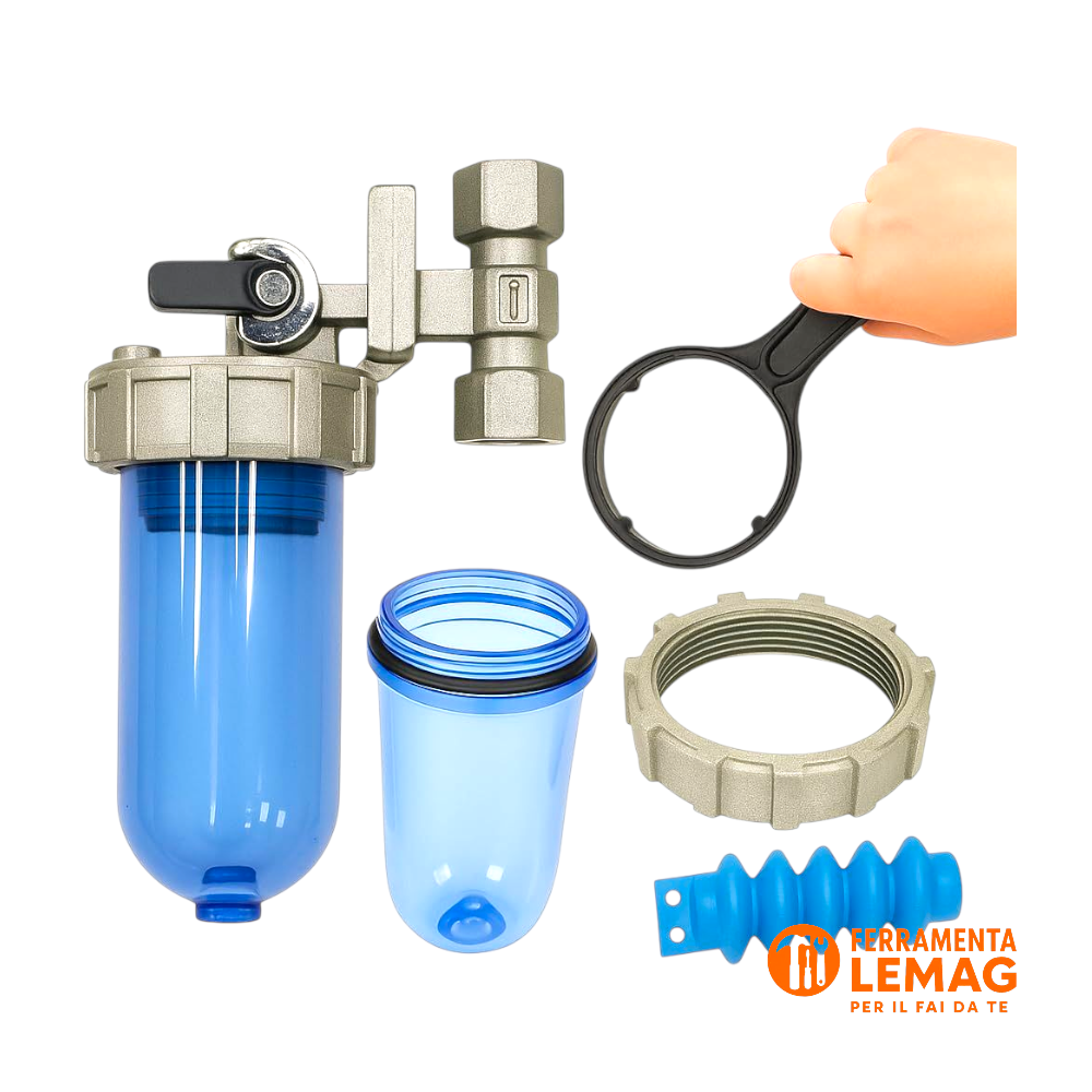 Dosatore a Carica Pronta "Dosamax Blu Stop" 1/2" - Attacco Girevole