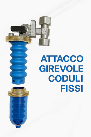 Dosatore a Carica Pronta "Dosamax Blu Stop" 1/2" - Attacco Girevole