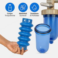 Dosatore a Carica Pronta "Dosamax Blu Stop" 1/2" - Attacco Girevole