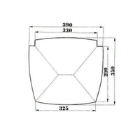 Seduta di ricambio modello Venezia - C1212 in paglia palustre per sedia