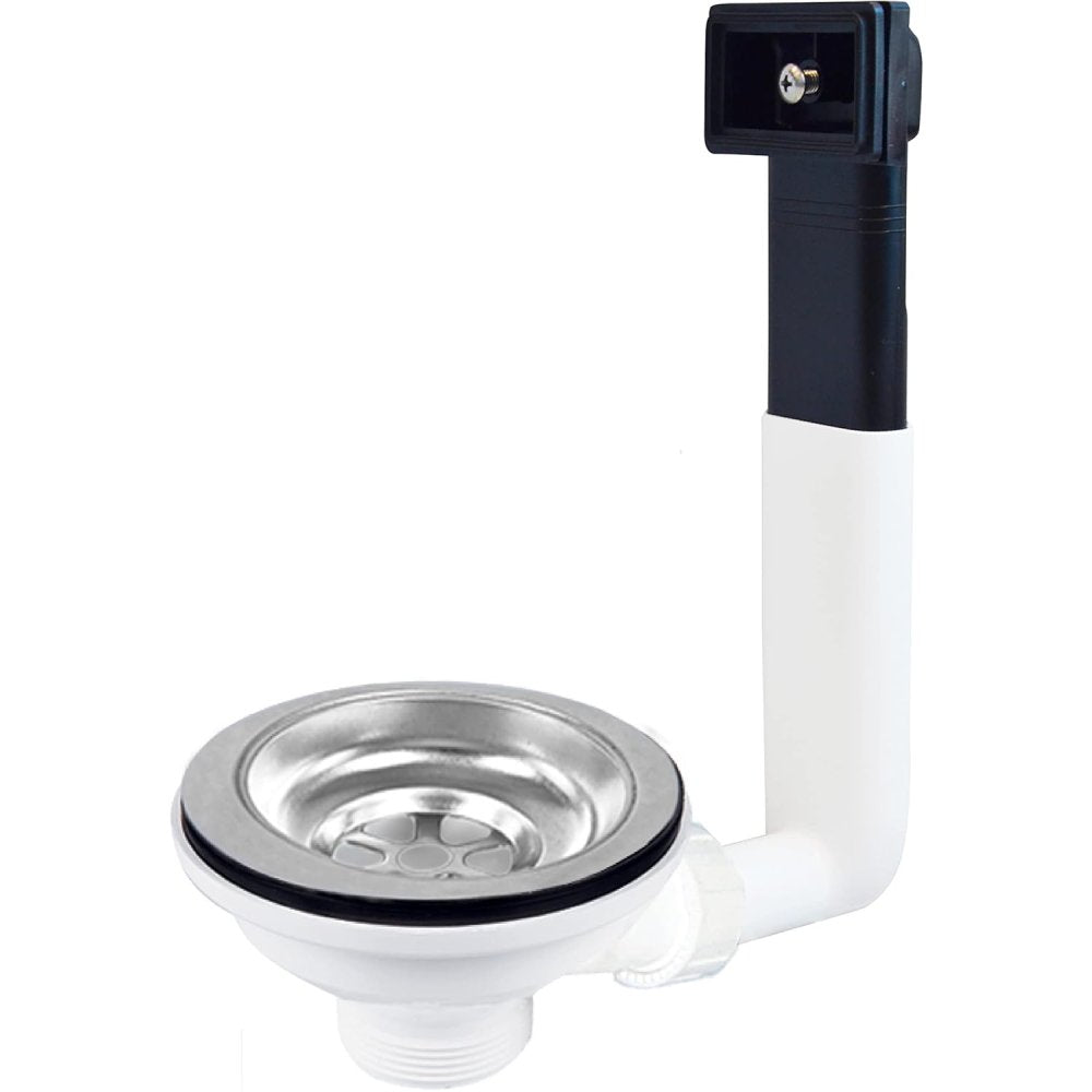 Piletta 31/2 lavello inox e ceramica c troppopieno telescopico