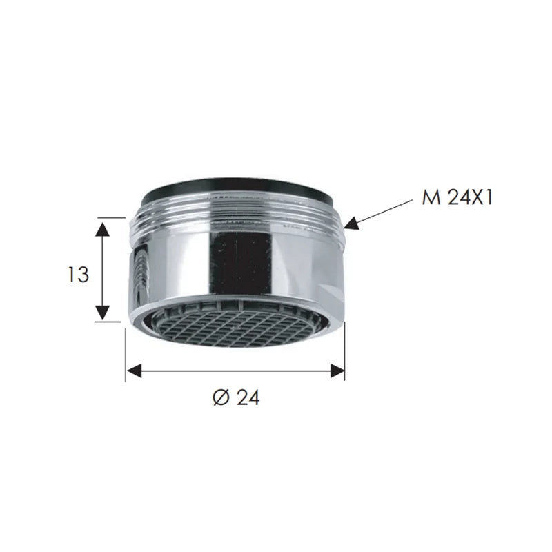 Aeratore anticalcare ad alta tecnologia m24