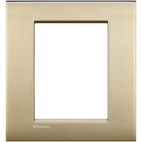 Living Light - Placca 3+3P Oro Satinato - LNC4826OF