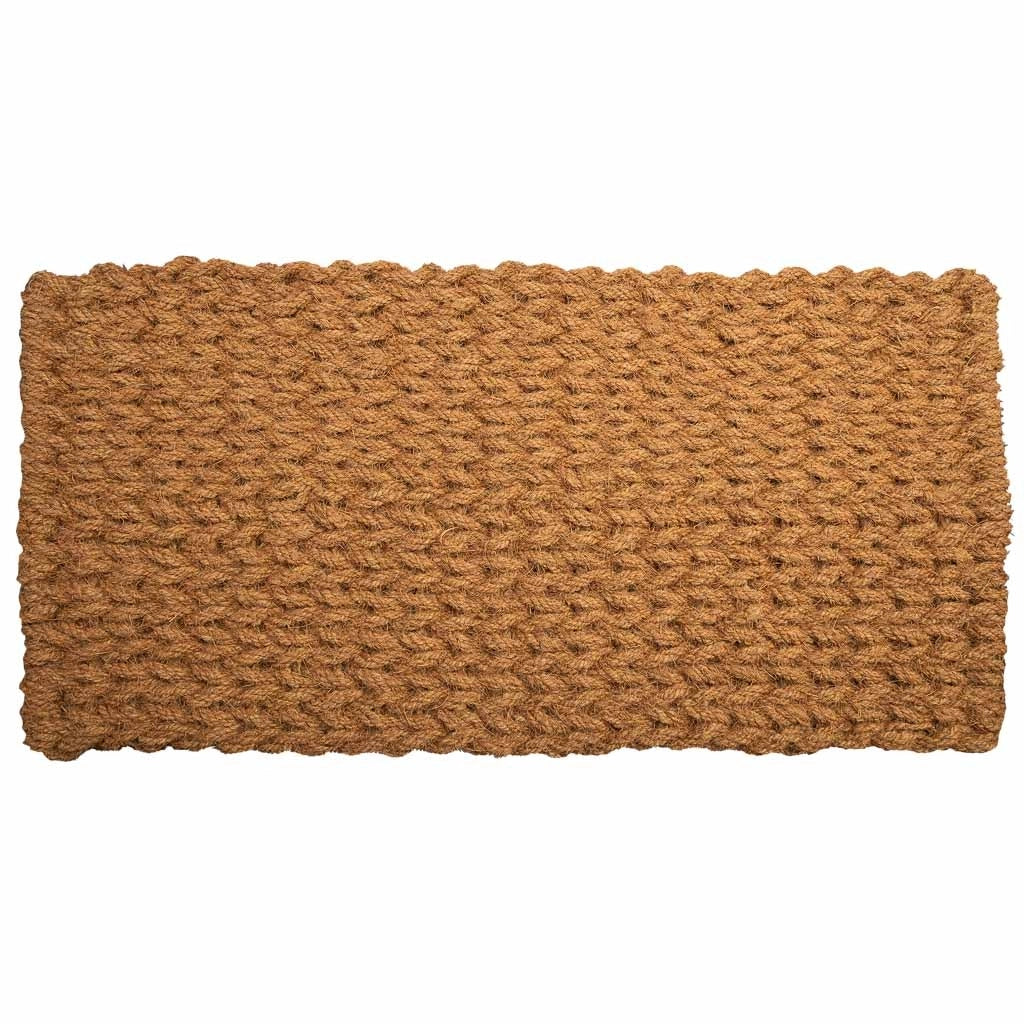 Zerbino corda di cocco marrone 120x60x3