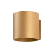 Applique RONDEO cilindro oro ottone 1xG9 8W Pure Lume