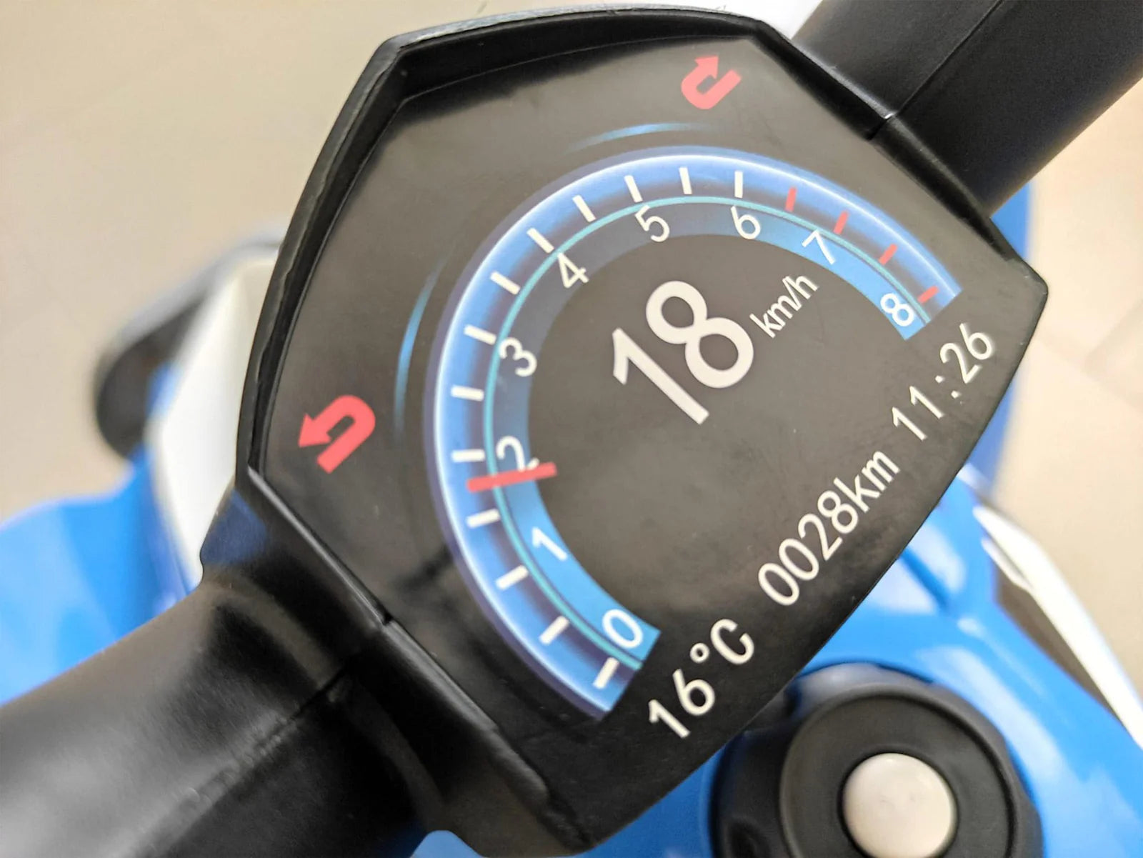 Mini Quad Elettrico per Bambini 7,2V con Licenza Honda 250X Blu